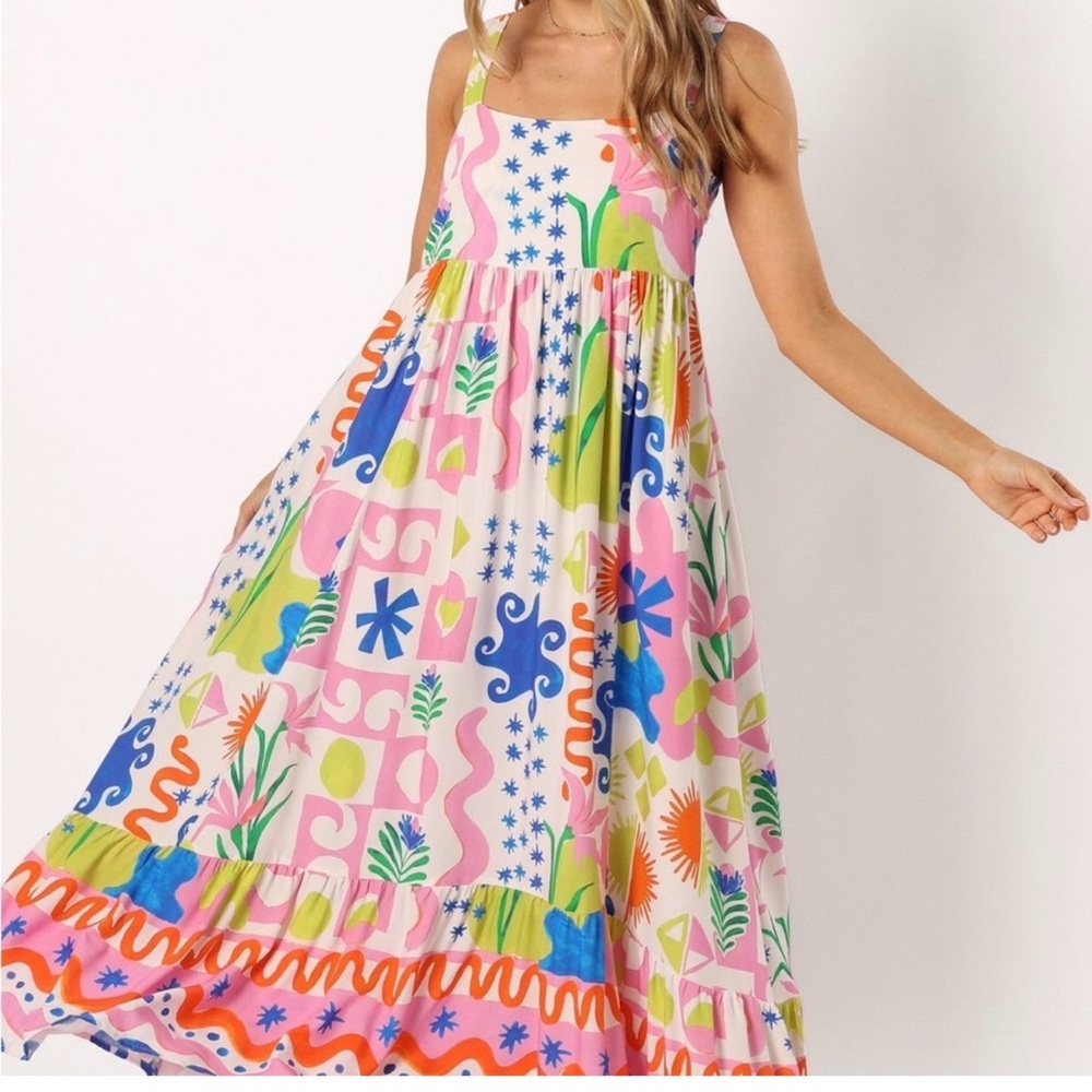 Paper Heart Mercedes Print Dress